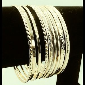 Gold Bangle Bracelets